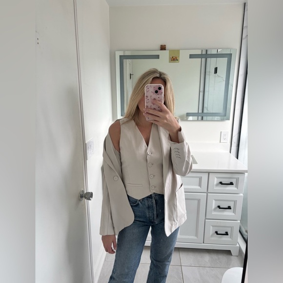 Mango Alicante Waistcoat NWT - Picture 12 of 12